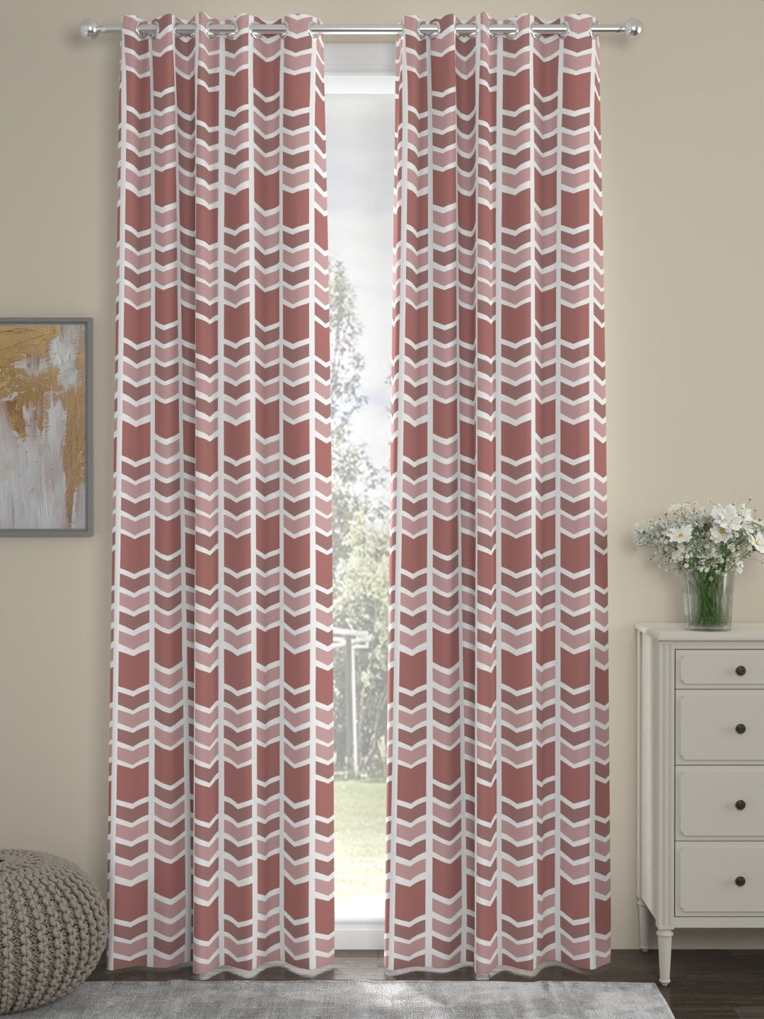 Katy Print Regular Curtain