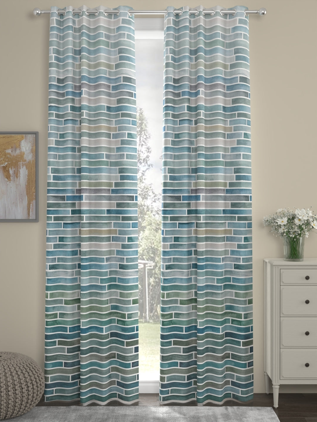 Becky Print Regular Curtain