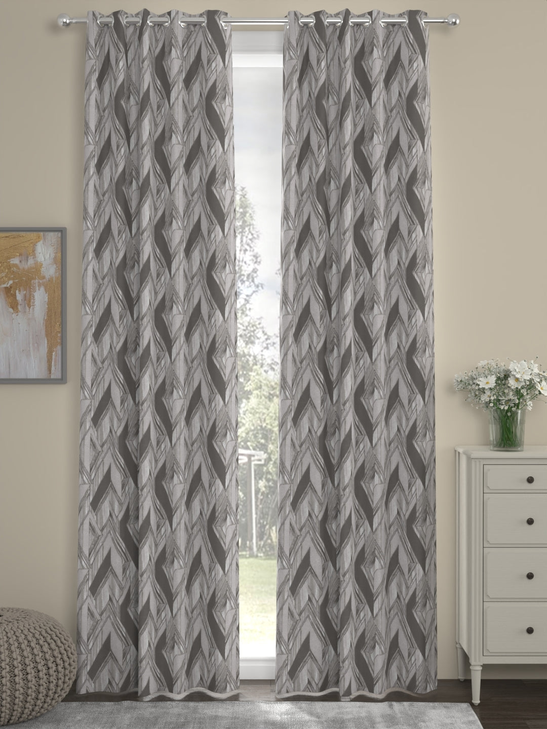 Clarke Print Regular Curtain