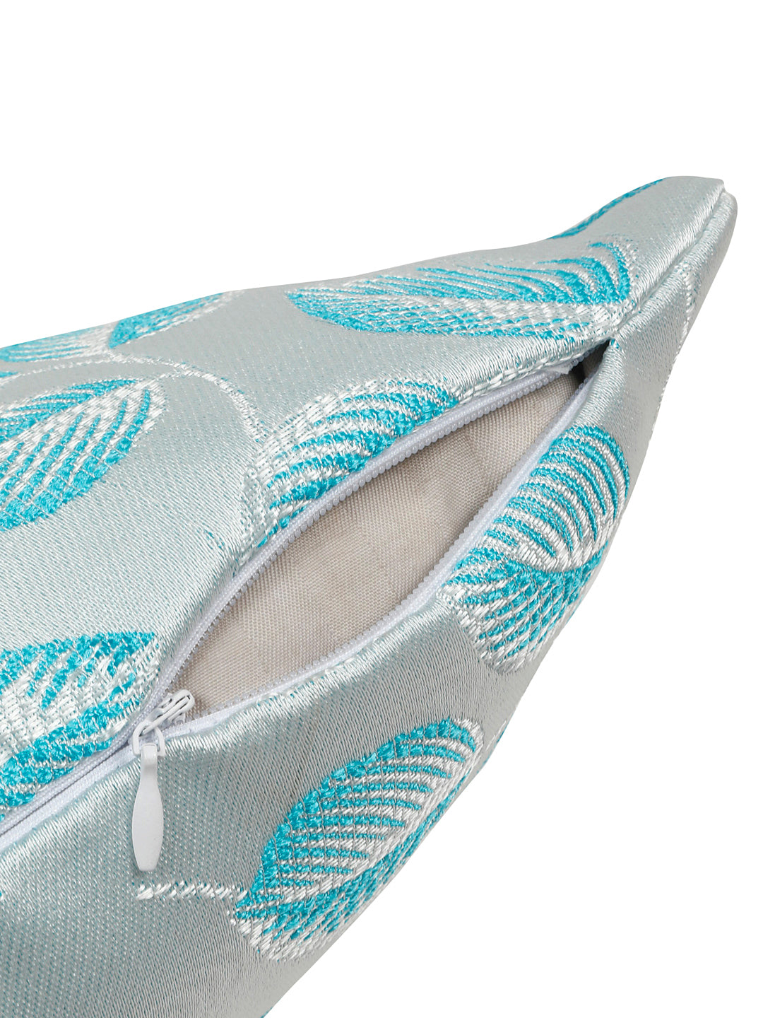 Ethnic Square Polyester Cushion Covers, Set Of 5 (16"X16" Inches)