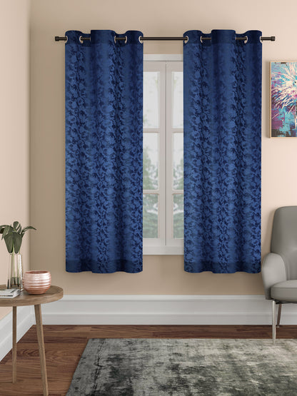 Emerald Dyed Jacquard  Regular Curtains