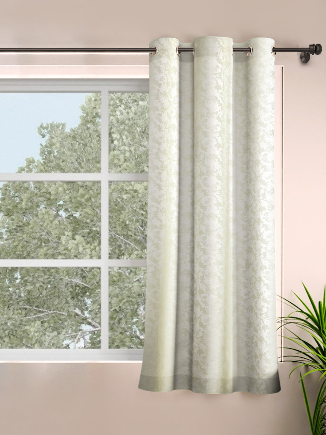 Emerald Dyed Jacquard  Regular Curtains