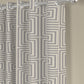 Finn Geometric Regular Curtain-Grey