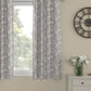 Neel Tropical Regular Curtain-Grey