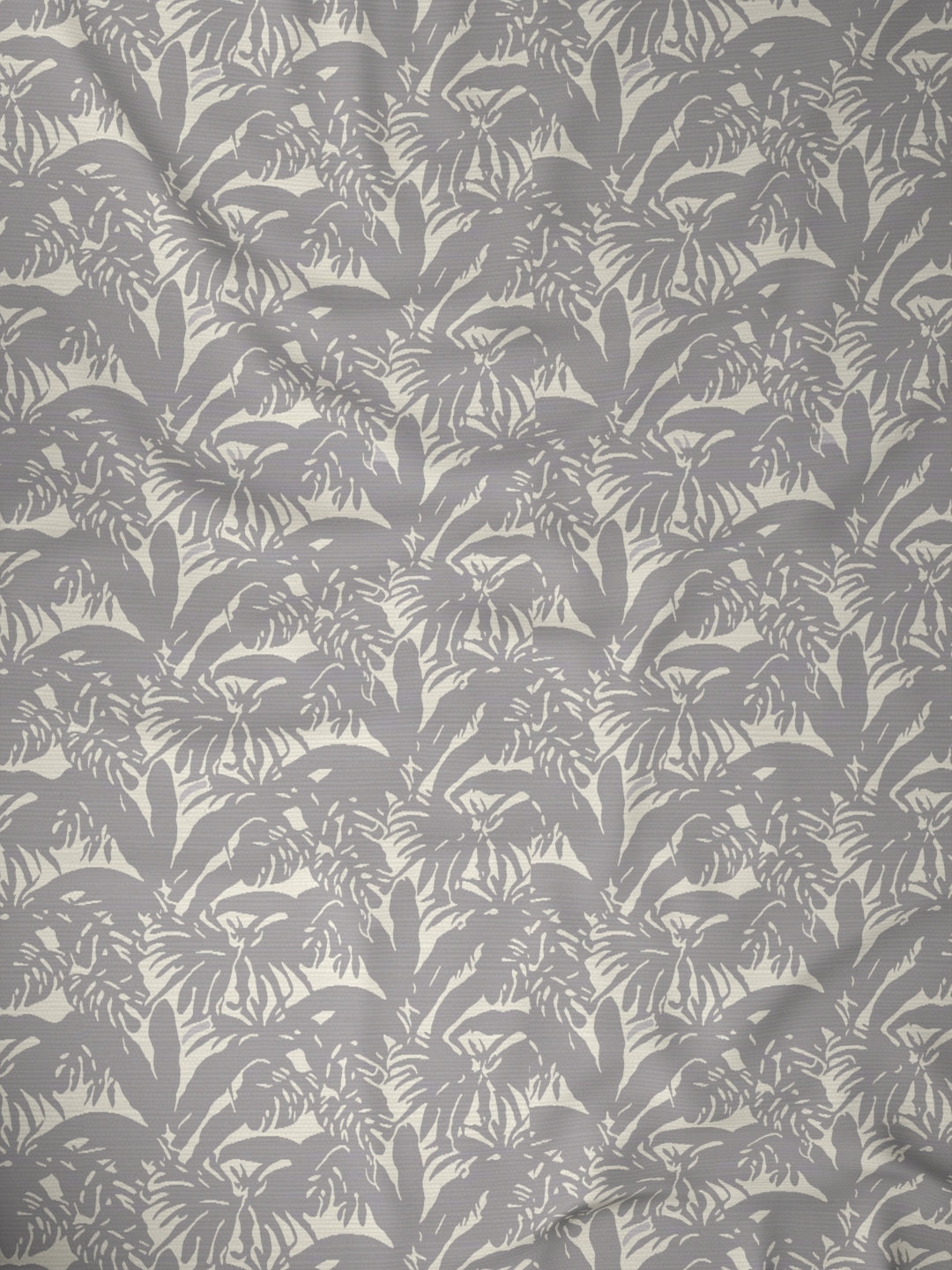 Neel Tropical Regular Curtain-Grey