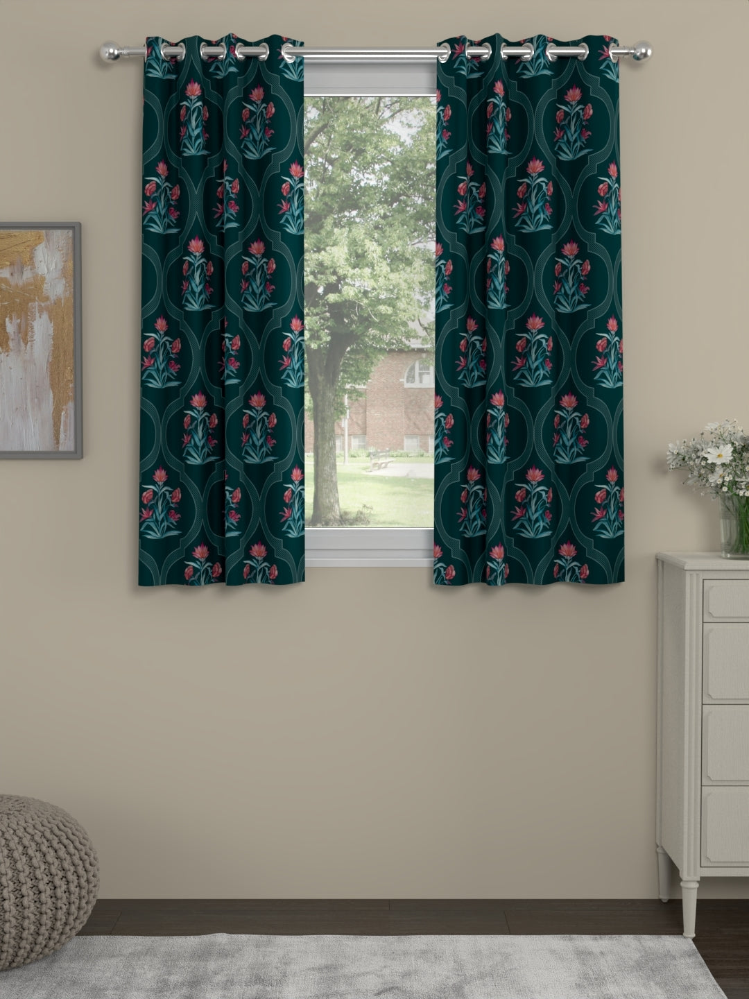 Oleara Print Regular Curtain