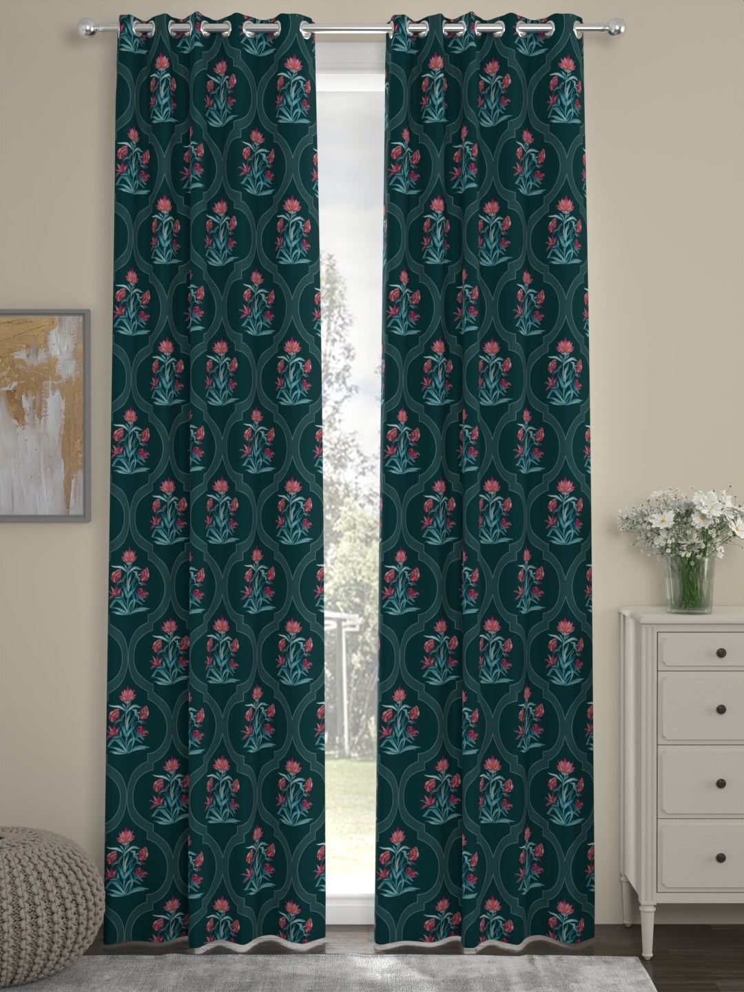 Oleara Print Regular Curtain