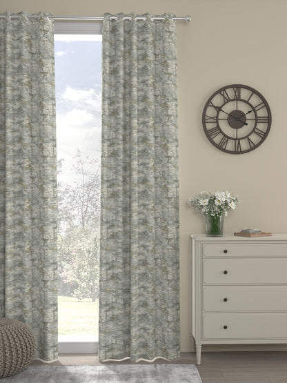 Clover Print Regular Curtain
