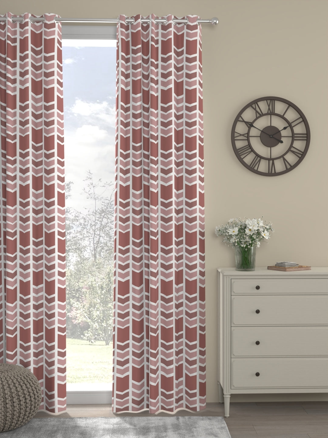 Katy Print Regular Curtain