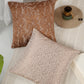 Set Of 2 Jacquard Square Cushion Covers