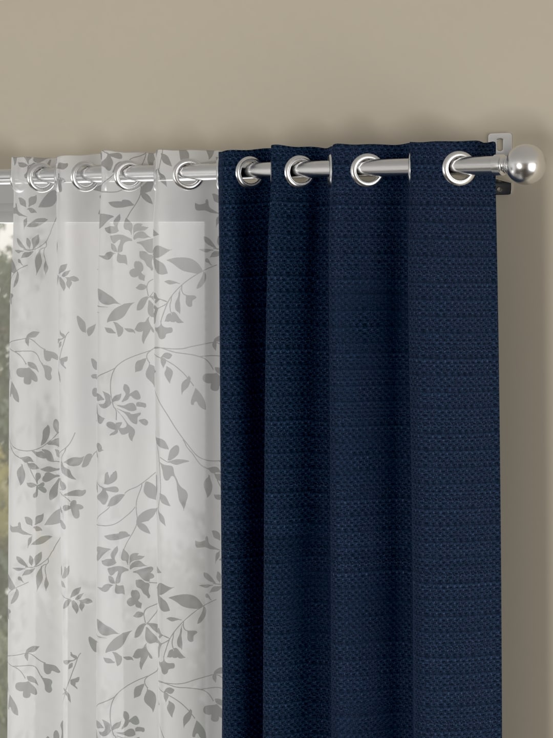 Navy Blue::White / Window