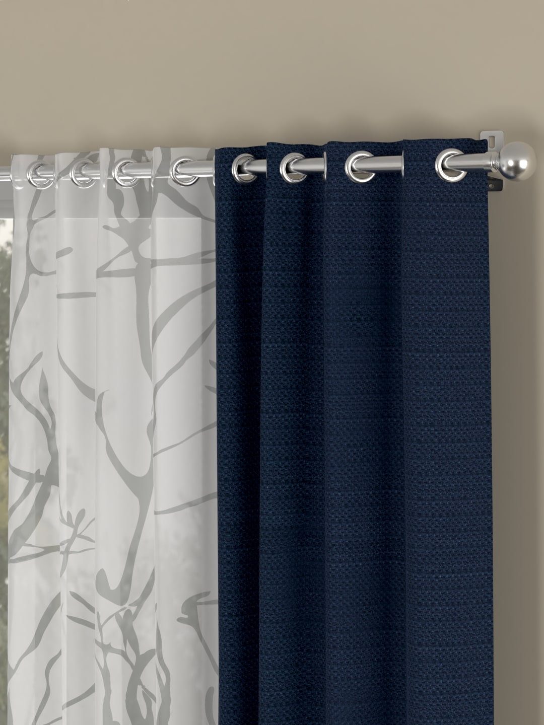 Navy Blue::White / Door