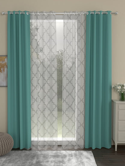 Mint Green::White / Door