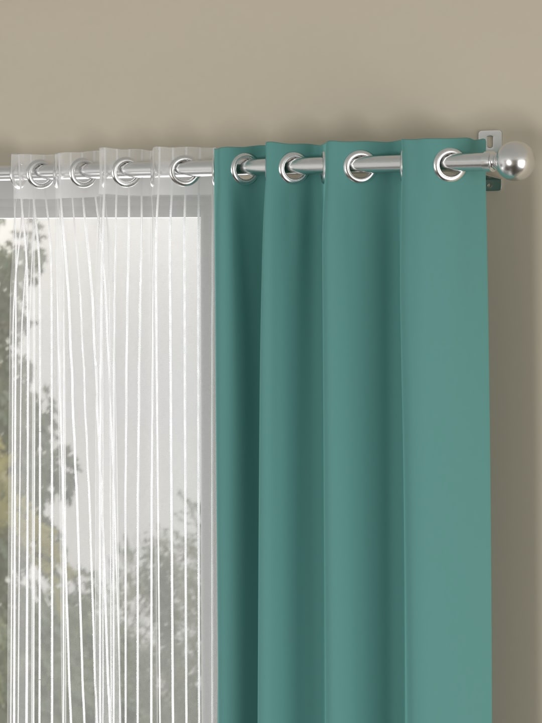 Mint Green::White / Door