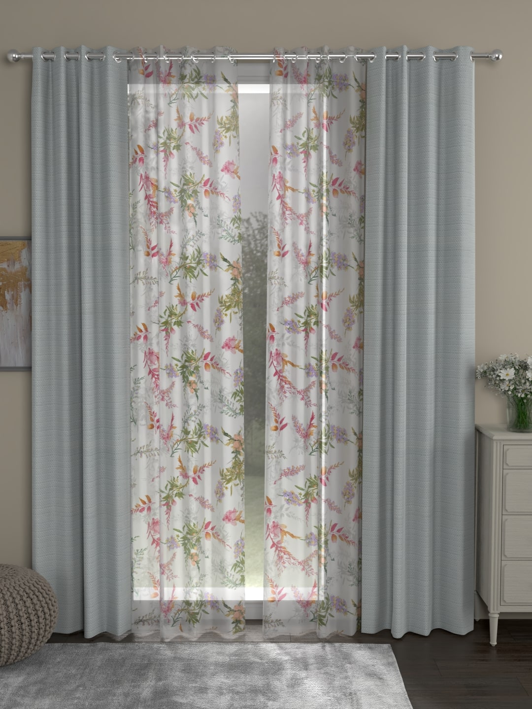 Light Grey Multicolor / Door